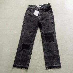 NWT Pushbutton Patch Point Washed Jeans